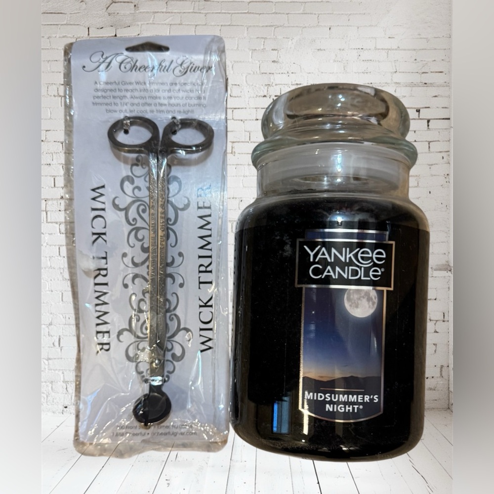 Yankee Candle 22oz & WIC trimmer